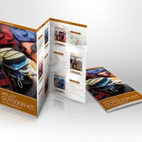 Outdoor Company Leaflet Design and Printing